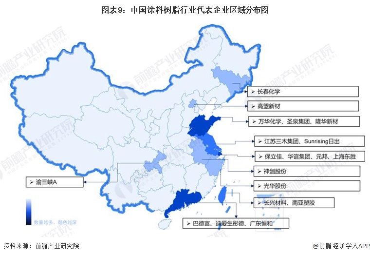 预见2024：《2024年中国涂料树脂行业全景图谱》(附市场规模、竞争格局和发展前景等)(图9)
